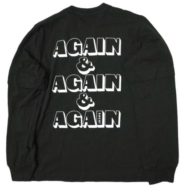 sacai サカイ 22SS AGAIN & L/S T-SHIRT ロゴプリント ロング sacai サカイ 22SS AGAIN & L/S T-SHIRT ロゴプリント ロング