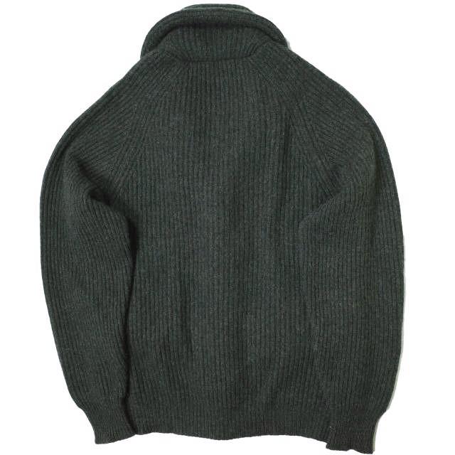 WILLIAM LOCKIE ウィリアムロッキー スコットランド製 カシミヤショールカラーカーディガン 40 チャコールグレー ニット ローゲージ g15361 |  | 01