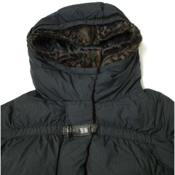 MONCLER モンクレール NANDINIE ファー付きフーデッドショートダウンジャケット 122-093-46390-10 00 ブラック ハンガリー製 g15385 |  | 03