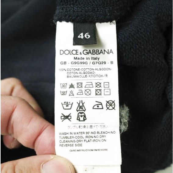 DOLCE＆GABBANA ドルチェアンドガッバーナ CALCIO ジップアップスウェット G9G99G G7Q29 46 ネイビー 裏毛 ジャージー セリエA サッカー |  | 07