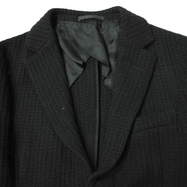 GUCCI グッチ イタリア製 鍵編みニット2Bジャケット 4JPU51 1DIJF0 7-44R ブラック テーラード アンコン アウター g15420 |  | 02