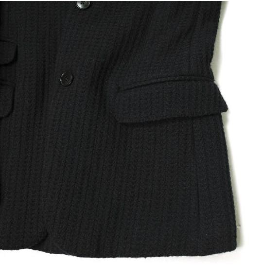 GUCCI グッチ イタリア製 鍵編みニット2Bジャケット 4JPU51 1DIJF0 7-44R ブラック テーラード アンコン アウター g15420 |  | 03