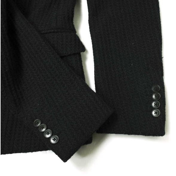 GUCCI グッチ イタリア製 鍵編みニット2Bジャケット 4JPU51 1DIJF0 7-44R ブラック テーラード アンコン アウター g15420 |  | 04