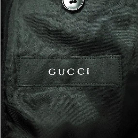 GUCCI グッチ イタリア製 鍵編みニット2Bジャケット 4JPU51 1DIJF0 7-44R ブラック テーラード アンコン アウター g15420 |  | 06