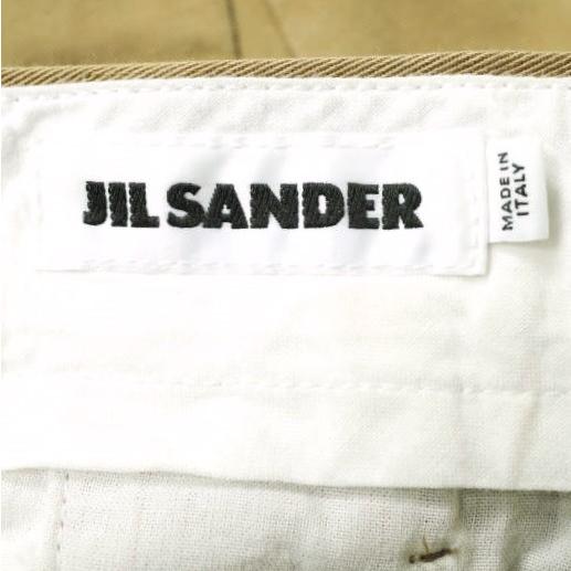 JIL SANDER ジルサンダー 18AW Cotton Twill Trousers コットンツイルトラウザーズパンツ JSUN310131MN24310082 46 BEIGE テーパード チノ |  | 02