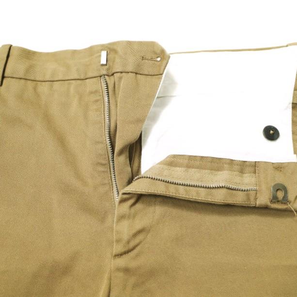 JIL SANDER ジルサンダー 18AW Cotton Twill Trousers コットンツイルトラウザーズパンツ JSUN310131MN24310082 46 BEIGE テーパード チノ |  | 04