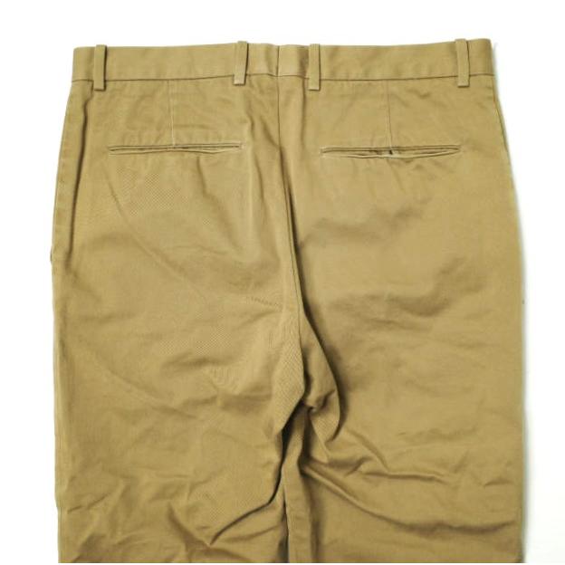 JIL SANDER ジルサンダー 18AW Cotton Twill Trousers コットンツイルトラウザーズパンツ JSUN310131MN24310082 46 BEIGE テーパード チノ |  | 05