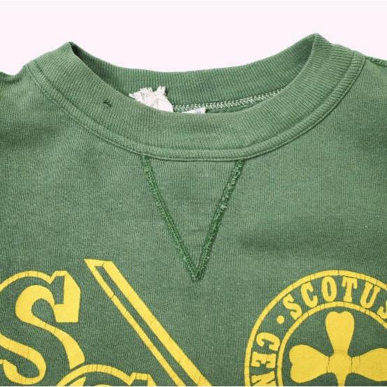 HAUFF SPORTING GOODS CO. アメリカ製 50s SPALDING SCC Vガゼットカレッジスウェット L グリーン ヴィンテージ MADE IN USA g15466 |  | 03
