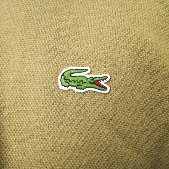 LACOSTE x BEAUTY＆YOUTH x VAINL ARCHIVE 別注 HALF ZIP PULLOVER 鹿の子 ハーフジッププルオーバー SH010PL 3 ベージュ g15476｜looponline｜04