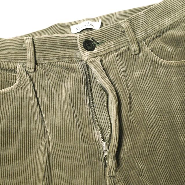 Steven Alan スティーブンアラン 日本製 9WALE CORDUROY 5P BAGGY WORK PANTS コーデュロイバギーワークパンツ 8114-299-0540 S g15484 |  | 04