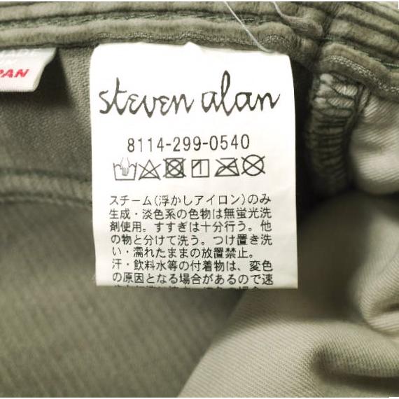Steven Alan スティーブンアラン 日本製 9WALE CORDUROY 5P BAGGY WORK PANTS コーデュロイバギーワークパンツ 8114-299-0540 S g15484 |  | 08