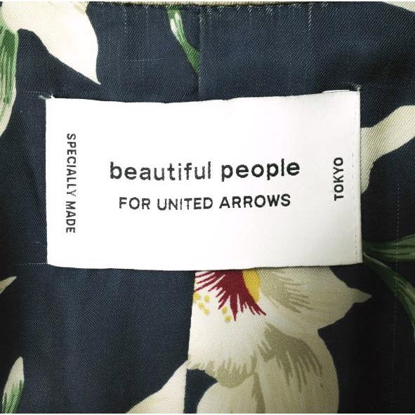 beautiful people x UNITED ARROWS ビューティフルピープル アローズ 別注 コットンツイルトレンチコート 1351103402 140 ベージュ g15491 |  | 03