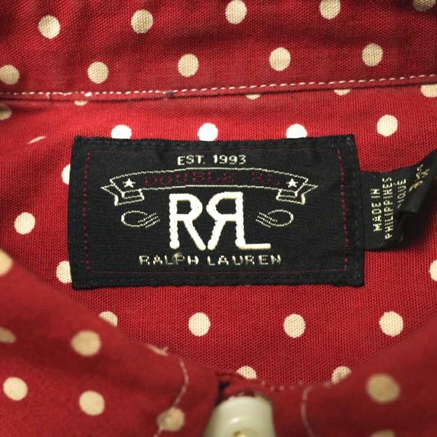 RRL ダブルアールエル 23AW POLKADOT WOVEN WORK SHIRT ポルカ