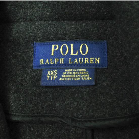 POLO RALPH LAUREN ポロ・ラルフローレン ウールブレンド ラップコート 211769927002 XXS チャコールグレー アウター g15506 |  | 03