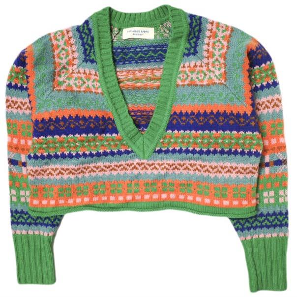 BEAMS BOY ビームスボーイ 22AW ボーイ フェアアイルVネック BEAMS BOY ビームスボーイ 22AW ボーイ フェアアイルVネック