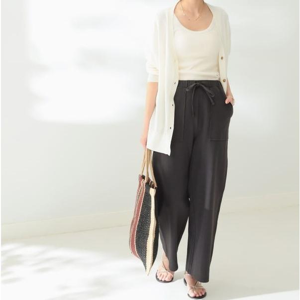 B:MING by BEAMS ビーミング バイ ビームス 23SS 梨地 イージーパンツ 93-23-0555-353 ONE SIZE INK BLACK ベイカー ボトムス g15523 |  | 02