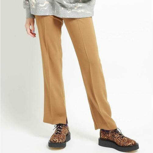 maturely マチュアリー 20AW Georgette Slacks ジョーゼットスラックス 13-23-0114-195 1 WALNUT パンツ BEAMS ボトムス g15538 |  | 02
