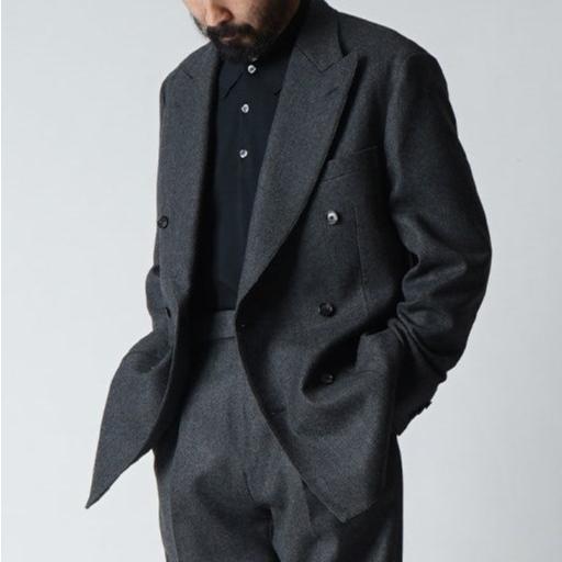 KAPTAIN SUNSHINE キャプテンサンシャイン 23AW 日本製 Double Breasted Jacket ダブルブレストジャケット KS23FJK04 34 CHARCOAL g15575 |  | 02