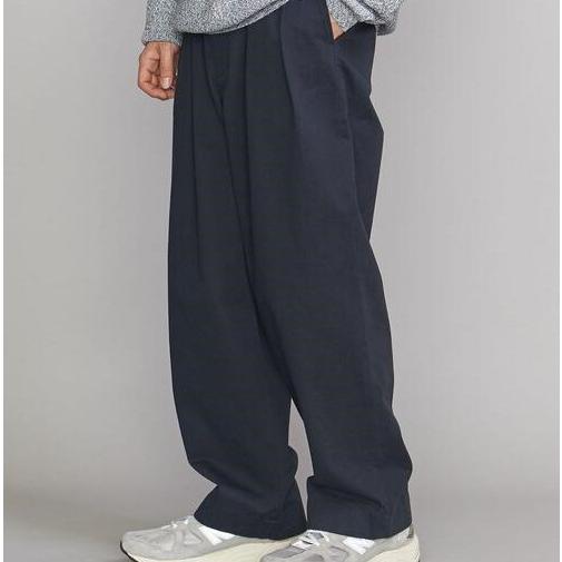BEAUTY＆YOUTH UNITED ARROWS ビューティーアンドユース ユナイテッドアローズ ニドム 2プリーツチノパンツ 1214-126-8350 S NAVY g15584 |  | 02