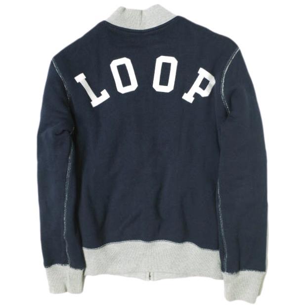 マ*ヤ様 LOOPWHEELER 受注会限定トラックジャケット Loopwheeler LW79 吊り編みトラックジャケット グレーメランジ