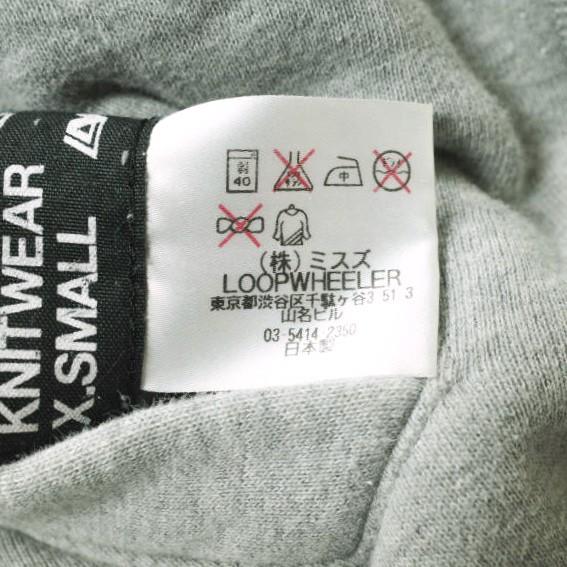 LOOPWHEELER ループウィラー 日本製 受注会限定 リバーシブルスウェットスタジャン XS ネイビー/グレー スタジアムジャンパー MA-1 ジャケット アウター【中古】【LOOPWHEELER】 looponline_g15590
