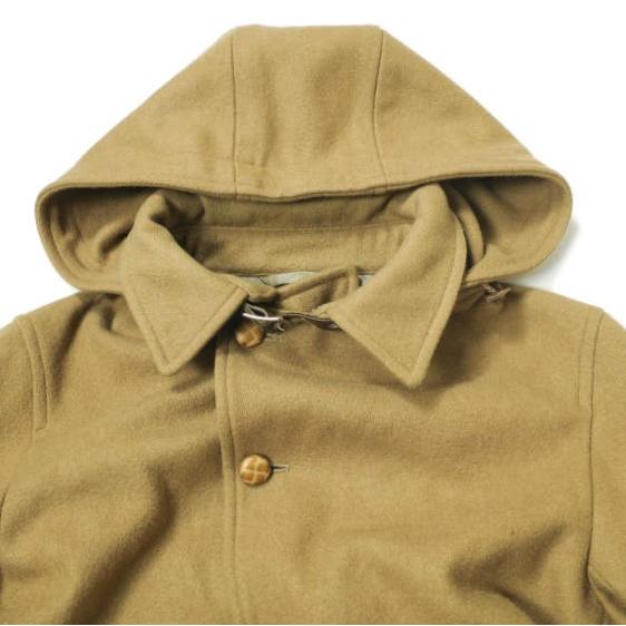 SOPHNET. ソフネット 日本製 WOOL MELTON HOODED SHORT BLOUSON ウールメルトンフーデッドショートブルゾン SOPH-123035 M キャメル g15611 |  | 02