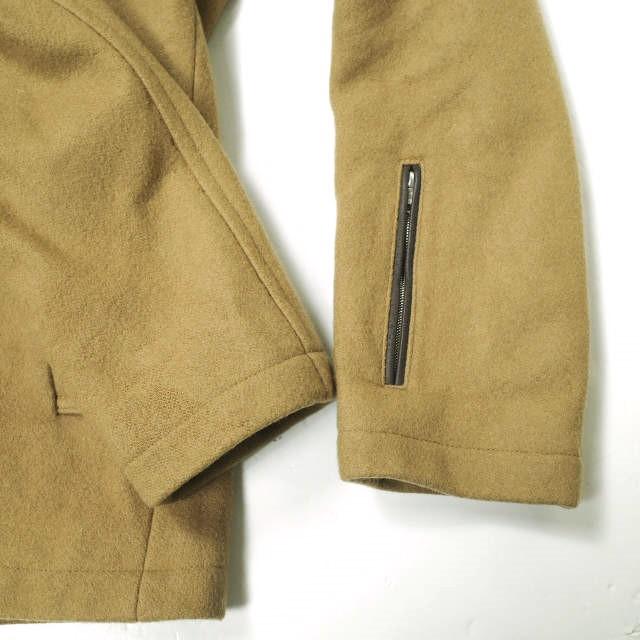 SOPHNET. ソフネット 日本製 WOOL MELTON HOODED SHORT BLOUSON ウールメルトンフーデッドショートブルゾン SOPH-123035 M キャメル g15611 |  | 05