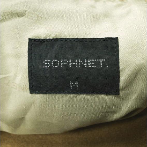 SOPHNET. ソフネット 日本製 WOOL MELTON HOODED SHORT BLOUSON ウールメルトンフーデッドショートブルゾン SOPH-123035 M キャメル g15611 |  | 07