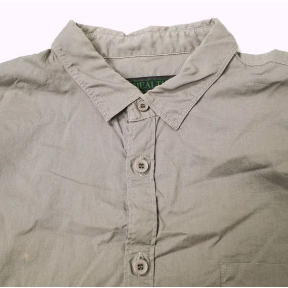 HEALTH ヘルス 日本製 Coach Shirts コーチシャツ S チャコールグレー 長袖 トップス g15618 |  | 03