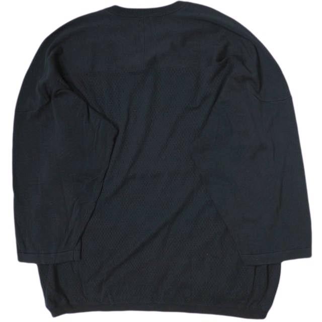 COMOLI コモリ コットンシルクメッシュニット M01-06003 3 NAVY