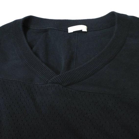 COMOLI コモリ コットンシルクメッシュニット M01-06003 3 NAVY