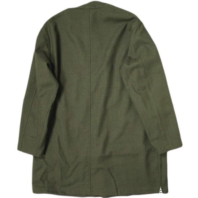 MOJITO モヒート 日本製 NORMANDY SMOCK ノルマンディスモック 2085-2501 L OLIVE スタンドカラー プルオーバー アウター【中古】【MOJITO】 MOJITO モヒート 日本製 NORMANDY SMOCK ノルマンディスモック 2085
