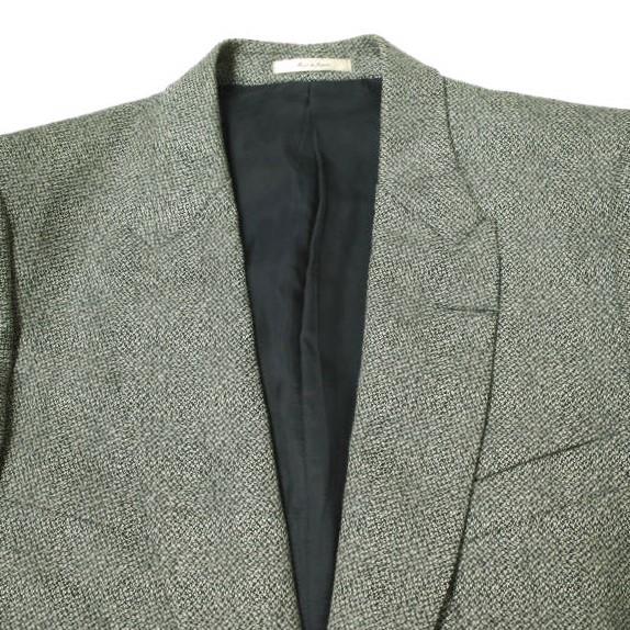 Paul Smith ポールスミス 日本製 ウールカシミヤ1Bジャケット 36 グレー テーラード  比翼フロント アウター g15648 |  | 02