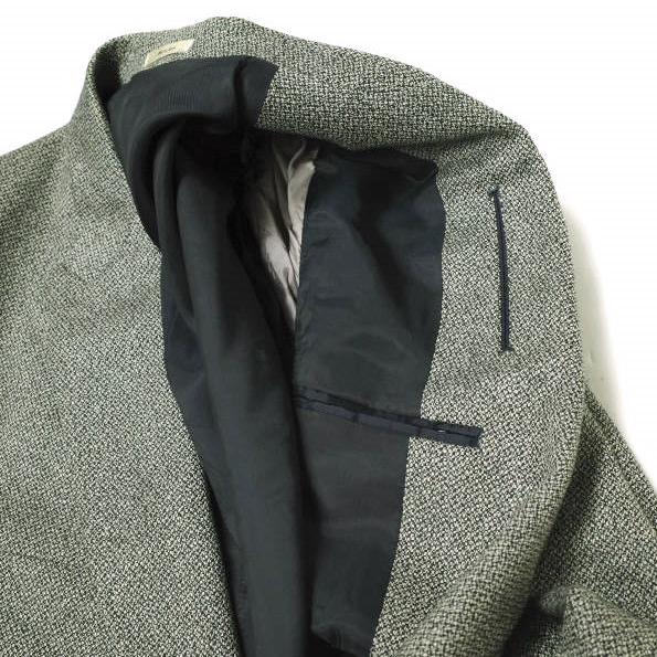 Paul Smith ポールスミス 日本製 ウールカシミヤ1Bジャケット 36 グレー テーラード  比翼フロント アウター g15648 |  | 05