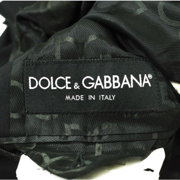 DOLCE＆GABBANA ドルチェアンドガッバーナ イタリア製 MARTINI レザーパイピングジャケット G2445T 46 ブラック 2B テーラード g15650 |  | 07