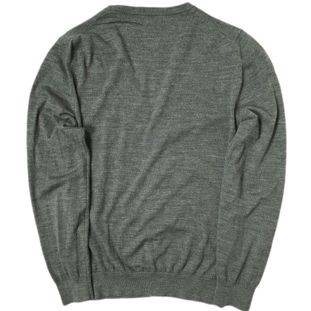 GUCCI グッチ イタリア製 シェリーライン ハイゲージウールVネックカーディガン 232191 Z2954 S グレー ニット トップス g15653 |  | 01