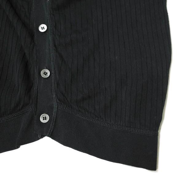 GUCCI グッチ イタリア製 リブ編みシルクVネックカーディガン 236290 Z6396 M ブラック ハイゲージ ニット トップス g15654 |  | 04