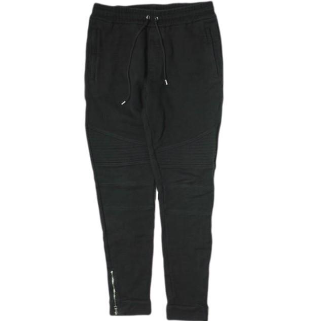 GUCCI グッチ イタリア製 BIKER SWEAT PANTS バイカースウェットパンツ 359333 X3A81 S ブラック イージー ジョガー ボトムス g15657 | 
