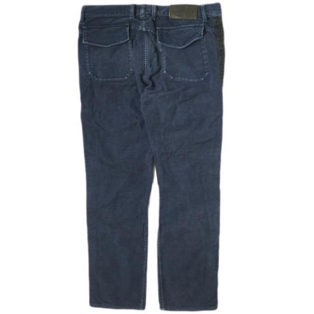 GUCCI グッチ イタリア製 サイドラインモールスキンパンツ 300236 XZ758 44 ネイビー スリムテーパード 5ポケット ボトムス g15658 |  | 01