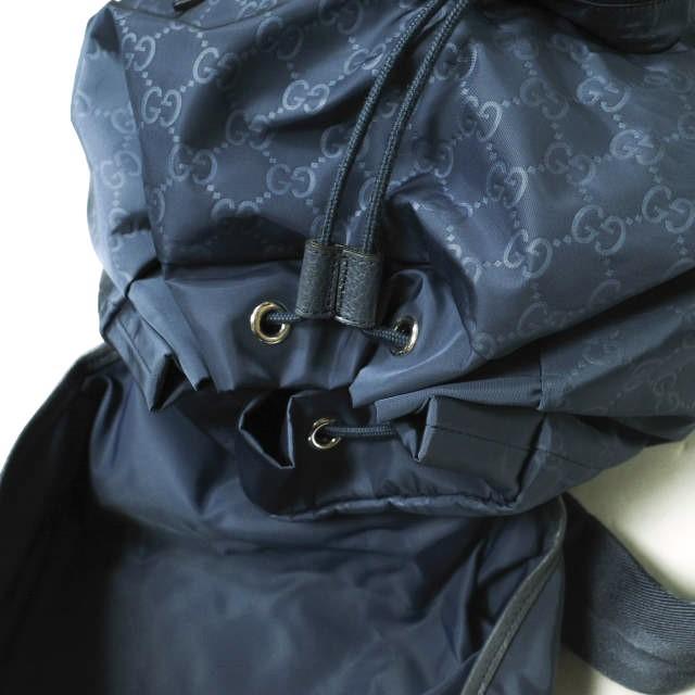 GUCCI グッチ イタリア製 GGナイロン バックパック 387071 498879 ネイビー リュックサック デイパック カバン g15661 |  | 04