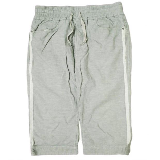 DIESEL ディーゼル サイドラインクロップドパンツ 30 ライトグレー イージー ボトムス g15672 | 