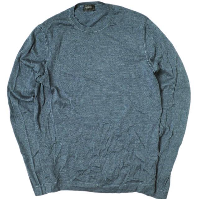 JIL SANDER ジルサンダー イタリア製 ハイゲージクルーネック