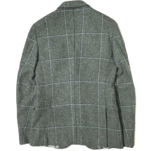 GUCCI グッチ イタリア製 ウインドウペーン ウール2Bジャケット 19W5F0 46R グレー テーラード アウター g15683 |  | 01