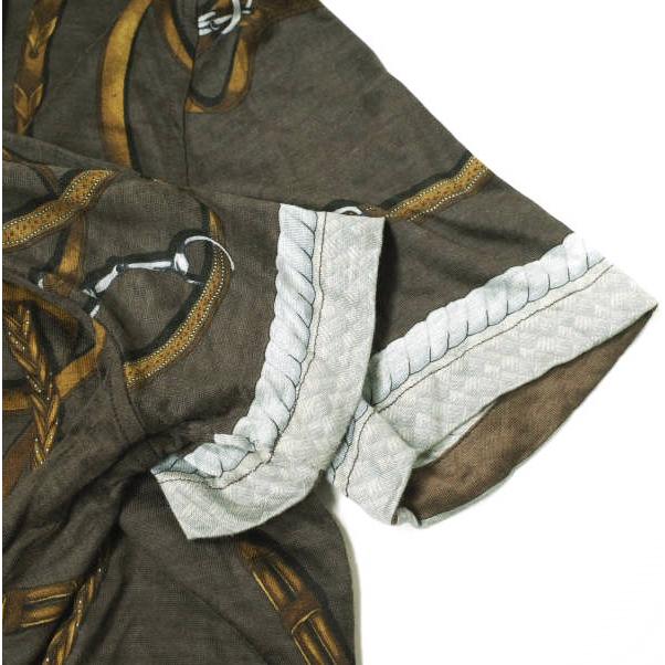 GUCCI グッチ イタリア製 2010年製 ホースビット柄 コットンシルクショートスリーブシャツ 259173 Z7720 40(15 3/4) ブラウン 半袖 g15684 |  | 05