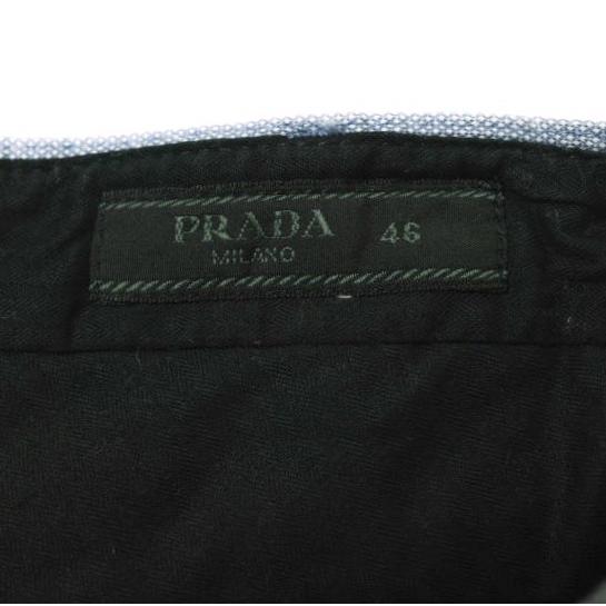 PRADA プラダ コットンスリムトラウザーズ ACS1 2014 3533 SPD91 S141 91X 46 サックスブルー プレス パンツ ボトムス g15685 |  | 02