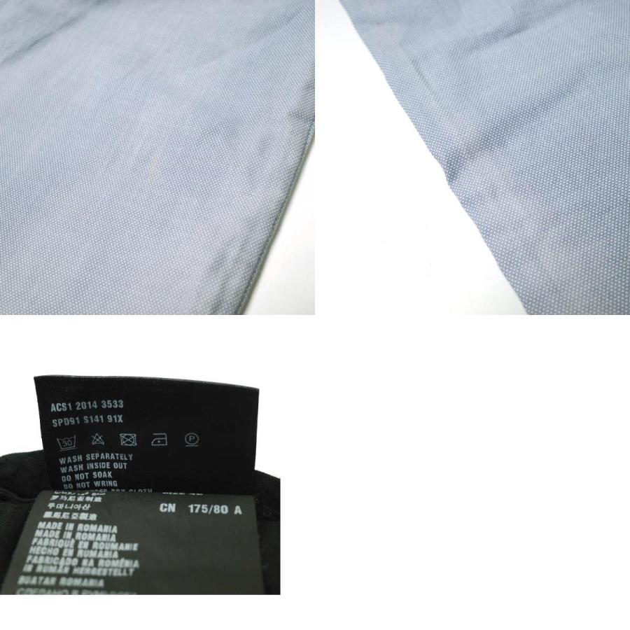 PRADA プラダ コットンスリムトラウザーズ ACS1 2014 3533 SPD91 S141 91X 46 サックスブルー プレス パンツ ボトムス g15685 |  | 09