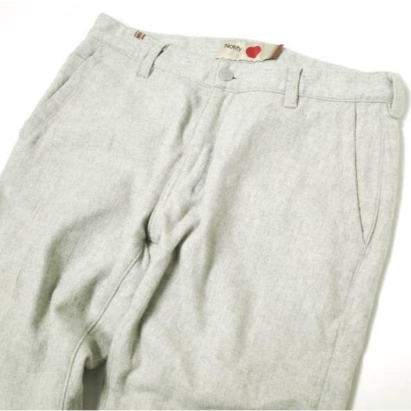 NOTIFY ノティファイ 日本製 Ginko 5ポケットウールクロップドパンツ 32 ライトグレー ボトムス g15691 |  | 03