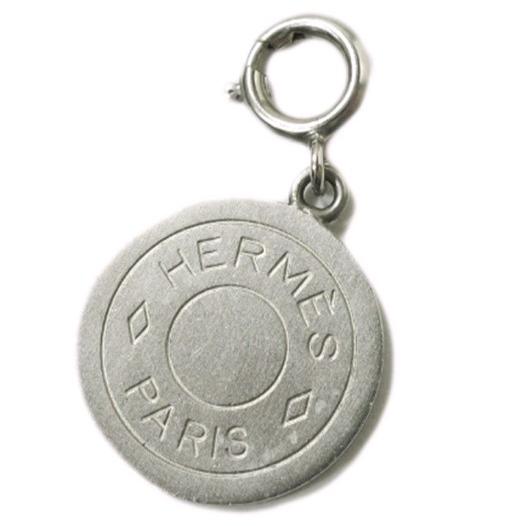 HERMES エルメス セリエ コイン ペンダントトップ シルバー ネックレス チャーム アクセサリー g15697 | 