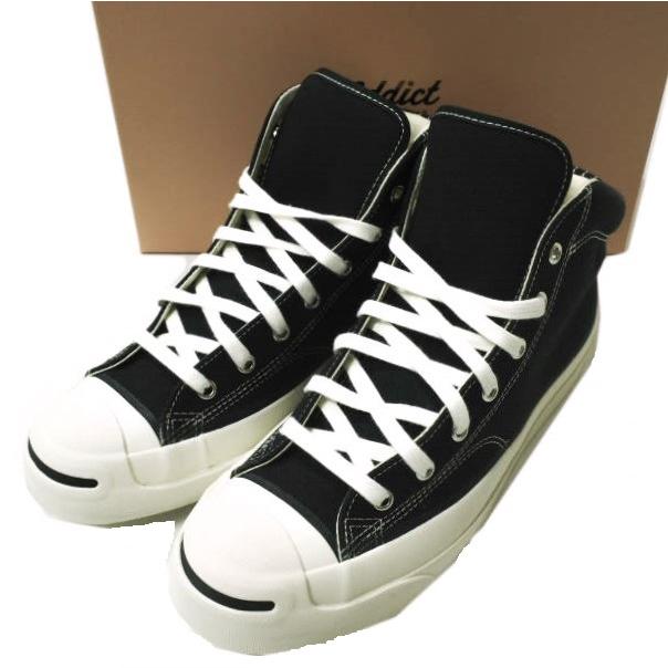 【極美品】CONVERSE ADDICT ジャックパーセル キャンバス MID JACK PURCELL CANVAS MID / ジャックパーセル キャンバス MID