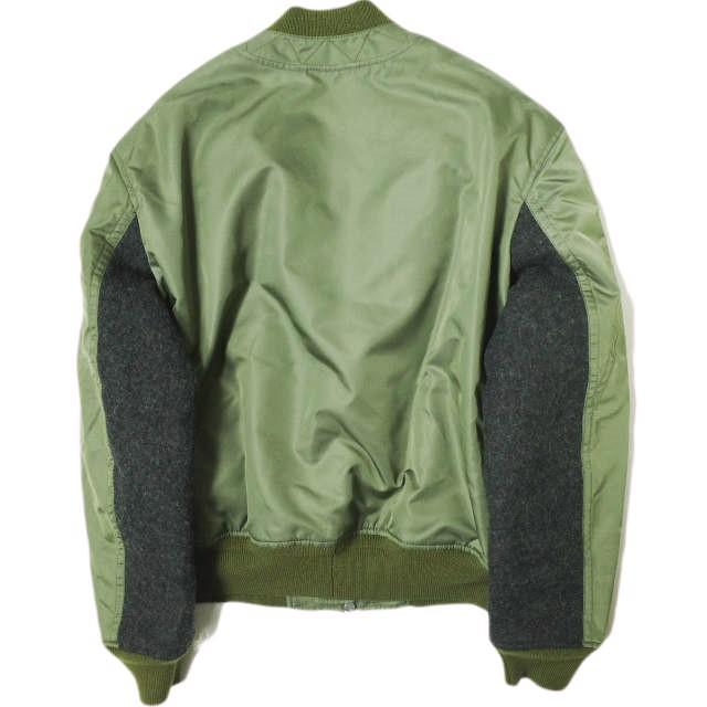 3.1 Phillip Lim スリーワン フィリップリム 15AW Knotted Harness Bomber Jacket ロープデザイン ボンバージャケット XS OLIVE フライト |  | 01